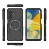 For Samsung Galaxy A26 5G Magnetic Case WANLONFENG DJ Series PC TPU Phone Cover with 2Pcs Tempered Glass Film