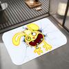 Anime H-Happy Tree Friends Floor Mat Diatomite Bath Mat, Quick Dry Absorbent Non-Slip Door Mat