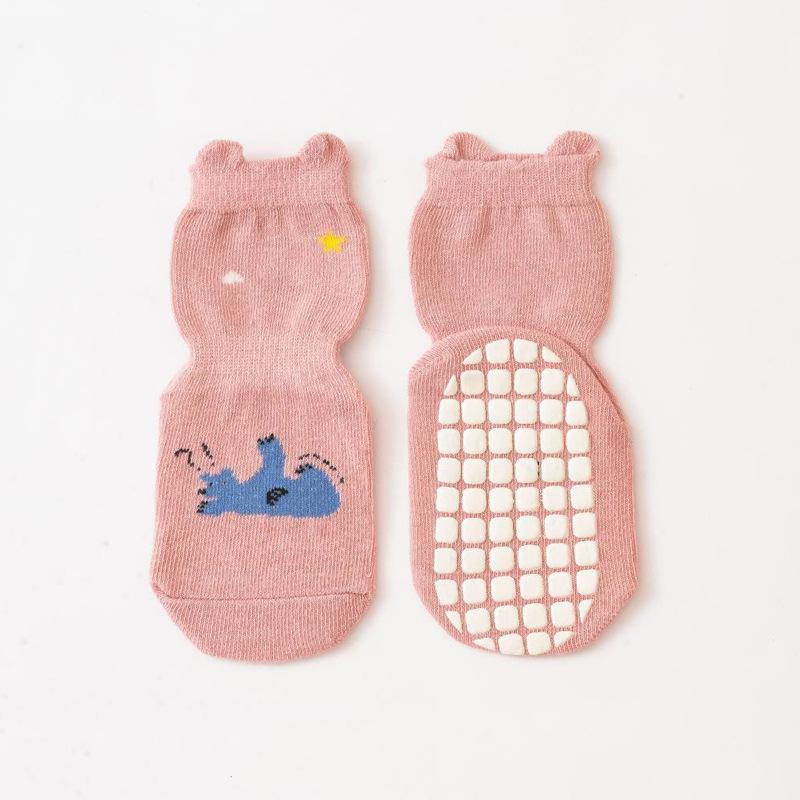 Baby Cartoon Floor Socks Baby Toddler Socks Spring and Summer Pure Cotton Breathable Non-slip Bottom Children's Socks Trampoline Socks
