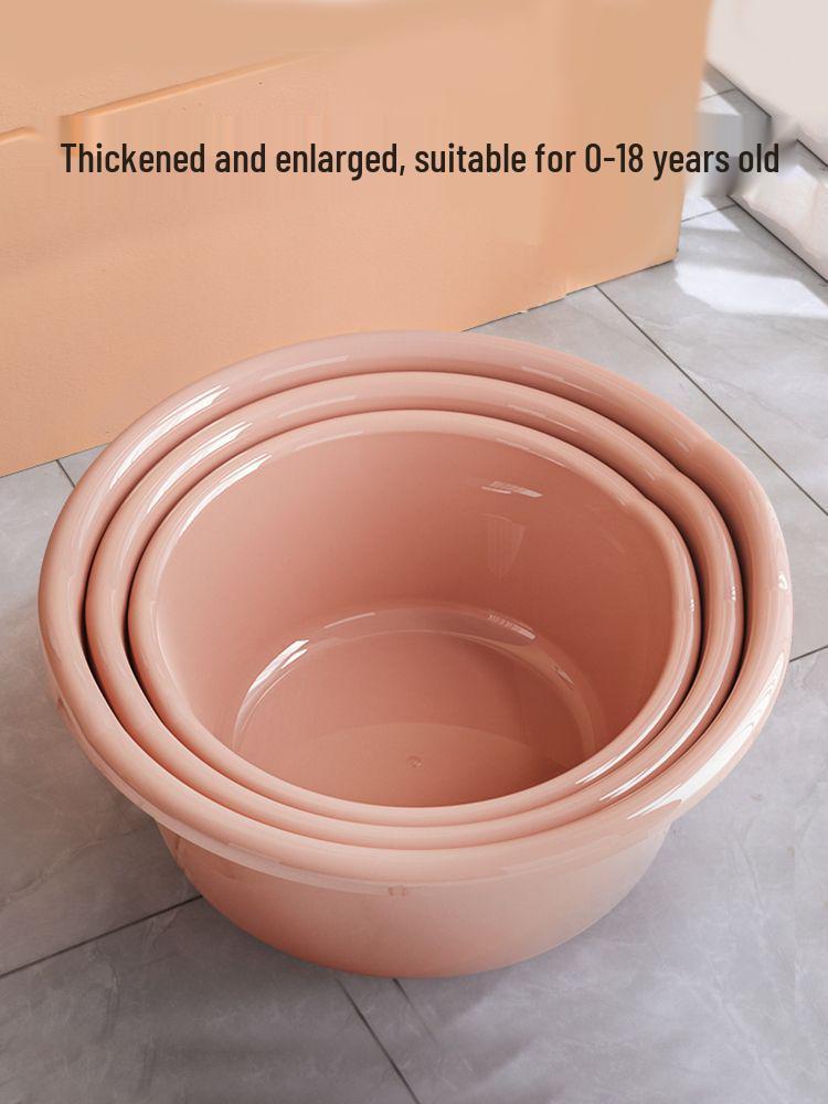 Large Plastic Laundry & Bath Basin for Dormitory & Home Use