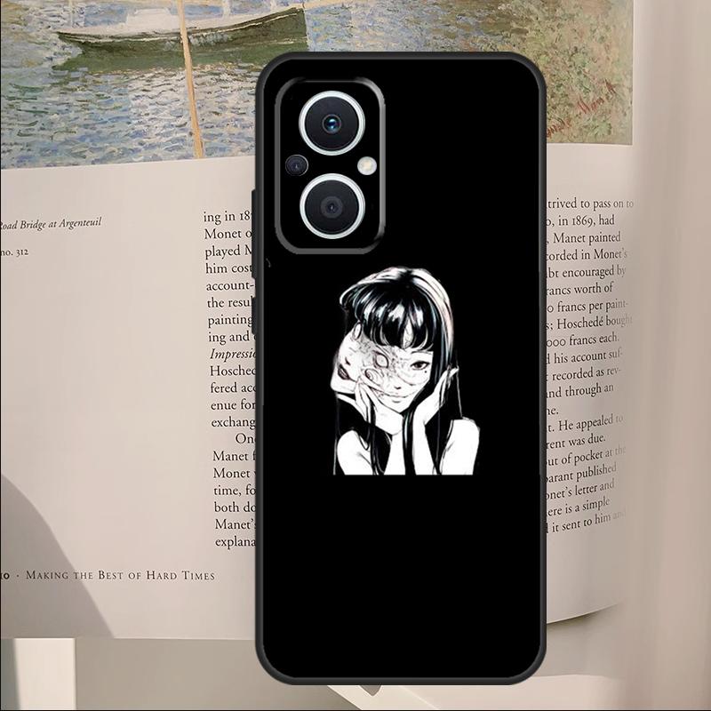 Sad Japanese Anime Aesthetic Cover For OPPO Reno 14 13 11 10 Pro 12F 11F 13F 14F 7 8 Lite OPPO Find X6 X5 X8 X9 Pro Case