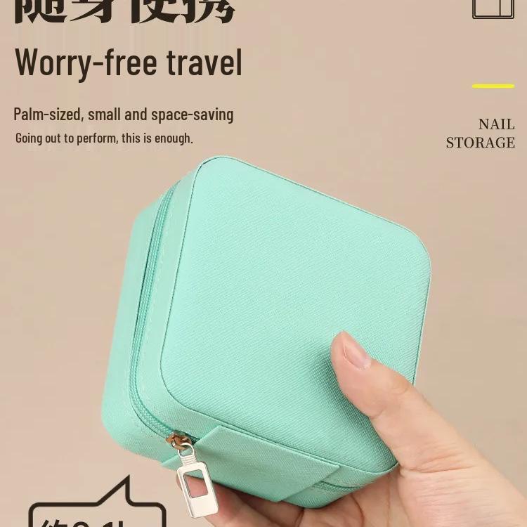 Guzheng and Pipa Fingernail Storage & Tape Leather Bag