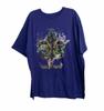 Mardi Gras 2020 Mens Blue T-Shirt Graphic Print Short Sleeve Round Neck 2XL