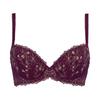 AMOSTYLE Charming Glamor Bra Panty Line Art M022 Size D65M & Set, Stitch, (Purple),