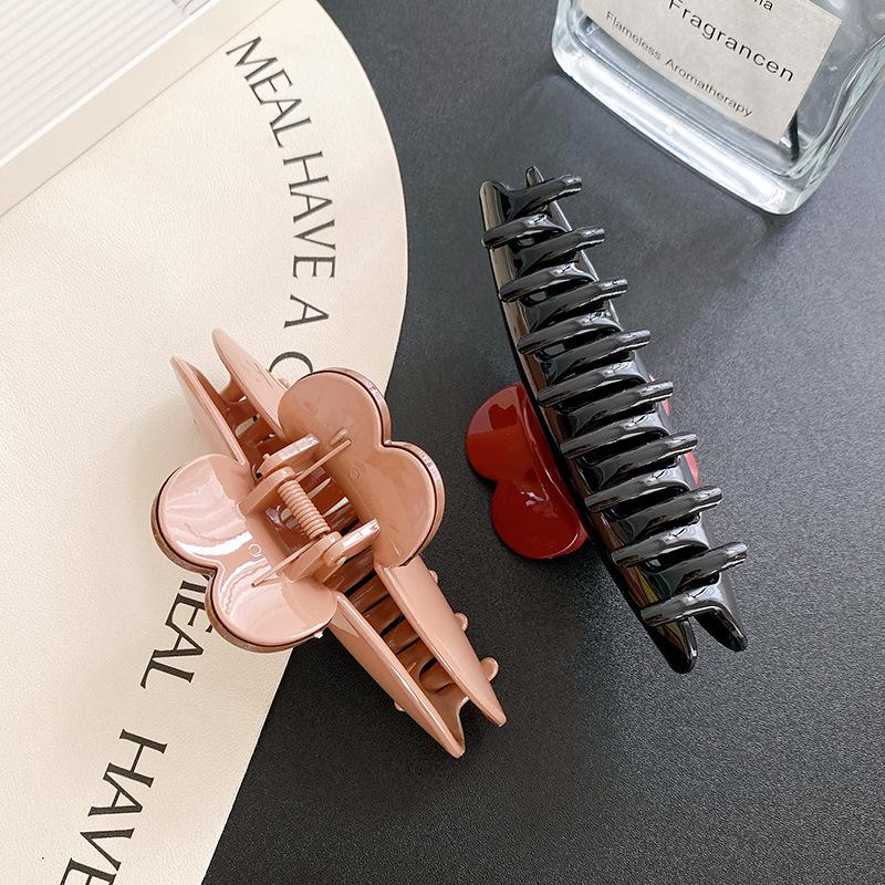 And Sleek Versatile Extra Large Hair Claw Clip In Various Candy Colors For Women Fashionable