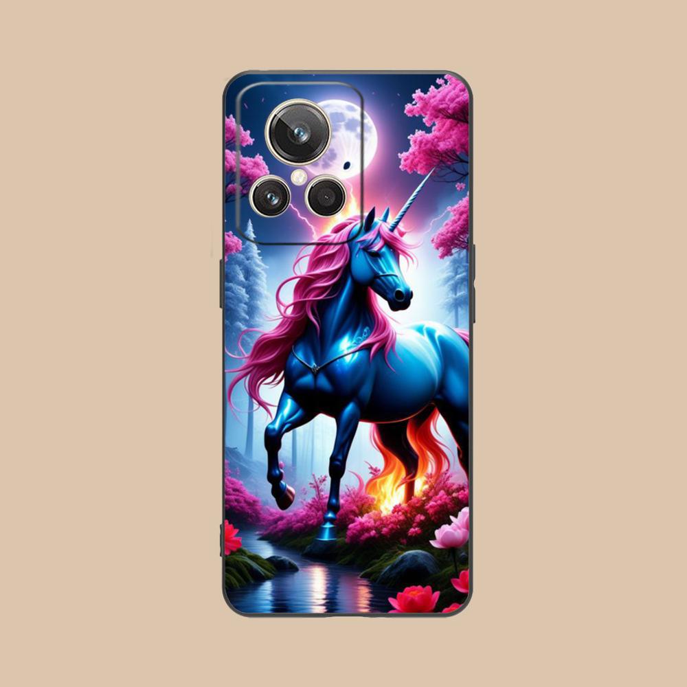 Fantasy Unicorn Mobile Phone Case for Realme GT 8 Neo Pro C75 73 71 C67 65 C55 53 C35 31 C20 15 Colorful Printing Cover Luxury