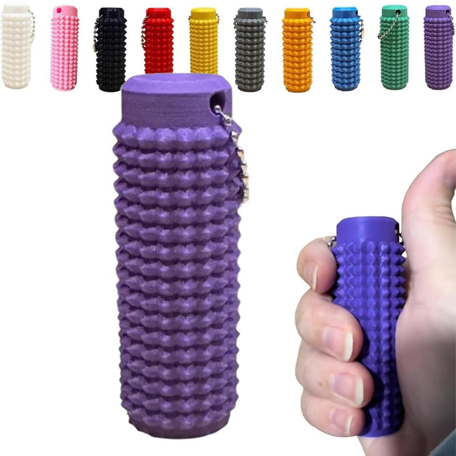 

Тривога та біль, брелок Stimulat, стрес, синдром дефіциту уваги і гіперактивності, портативний роликовий масажний брелок One Size фіолетовий