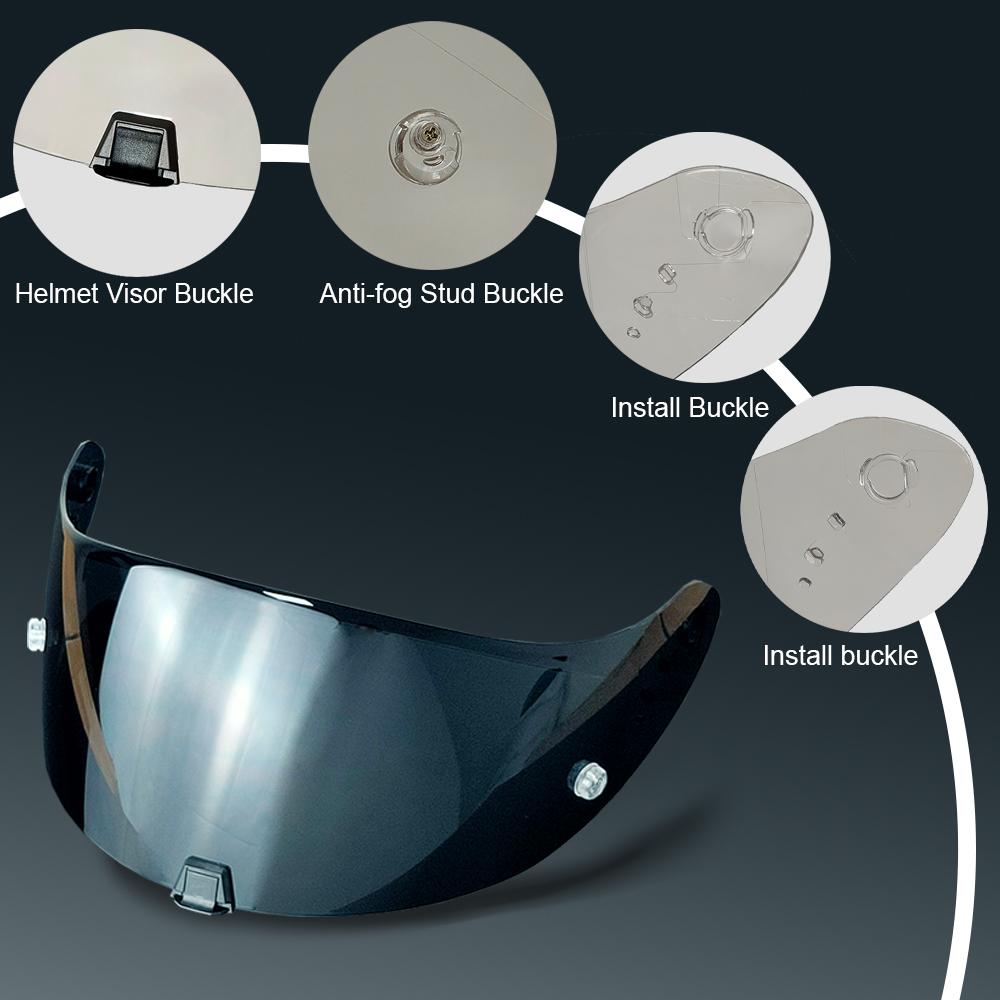 R1 Visors for Scorpion EXO-T520 ST1400 Protection Electroplated Dustproof visor Motorcycle helmet accessories