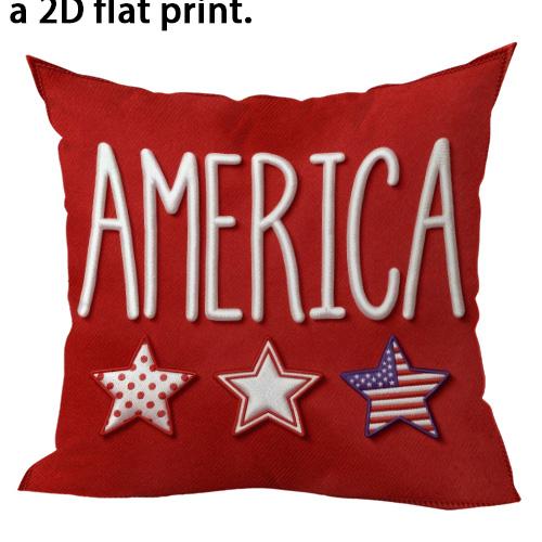 1/4Pcs Americana Style Star-Printed Cushion Covers Sofa Bed Cushion Cover Home Bedroom Decoration, 2D Flat Printing