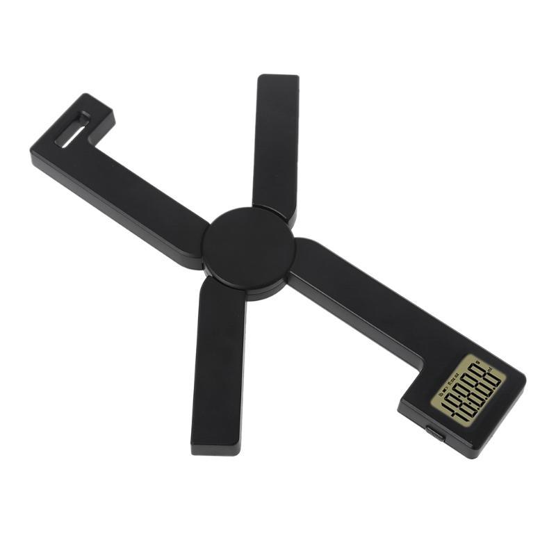 Kompakte faltbare digitale Küchenwaage, genaue faltbare tragbare Waage, gut ablesbares LCD-Display