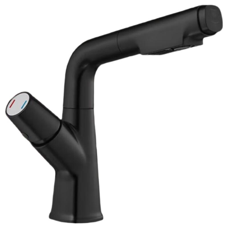 

TLXT 2-in-1 Cold & Hot Bathroom Pull-Out Faucet