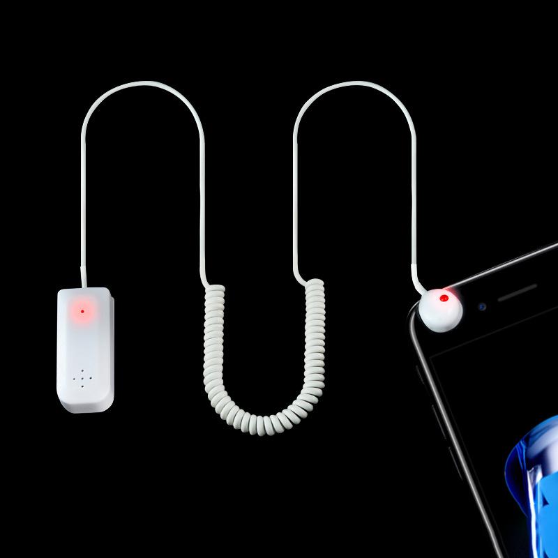 Acrylic Mobile Phone Anti-Theft Display Stand with Chain