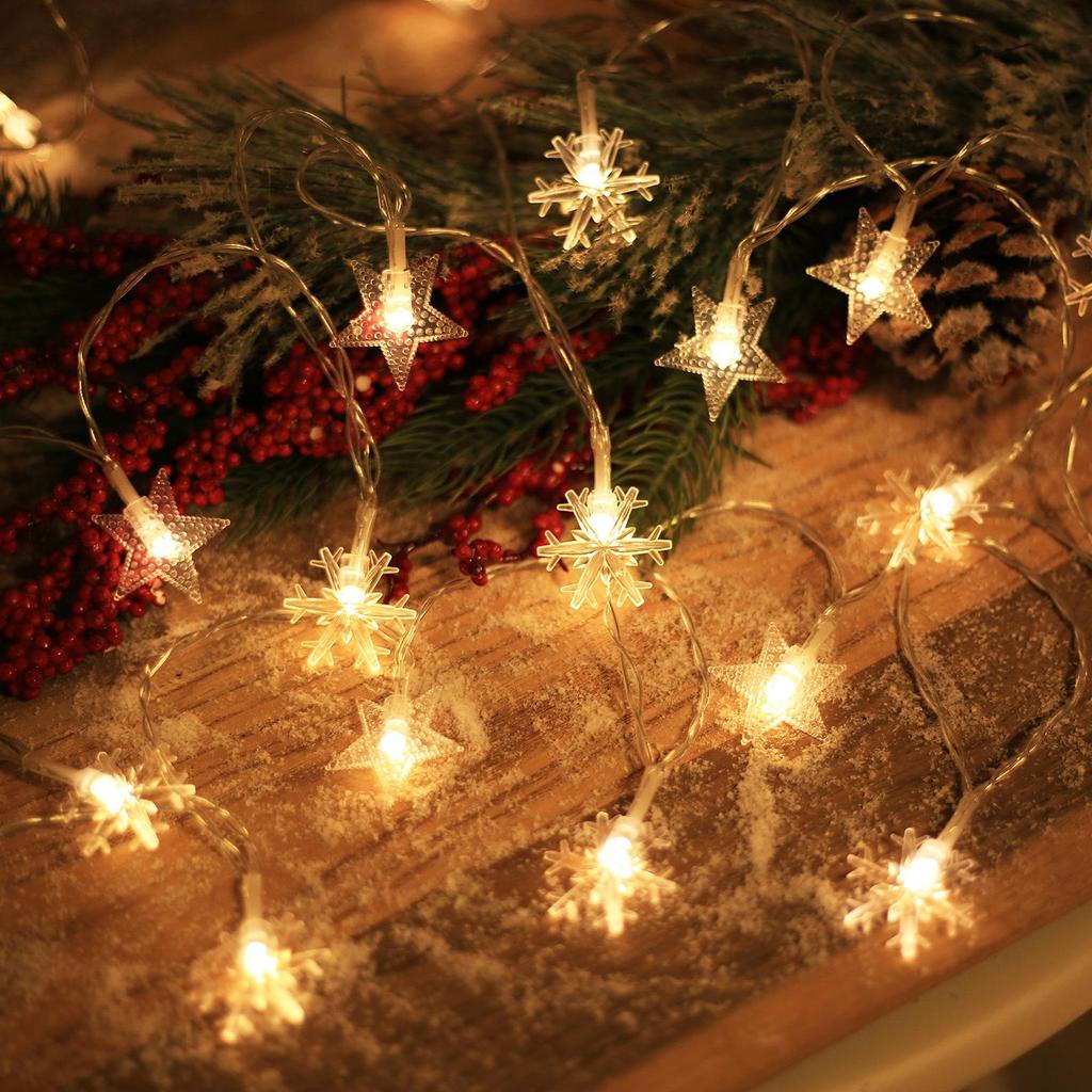 Christmas String Lights Clear Warm White for Xmas Tree Holiday Garden