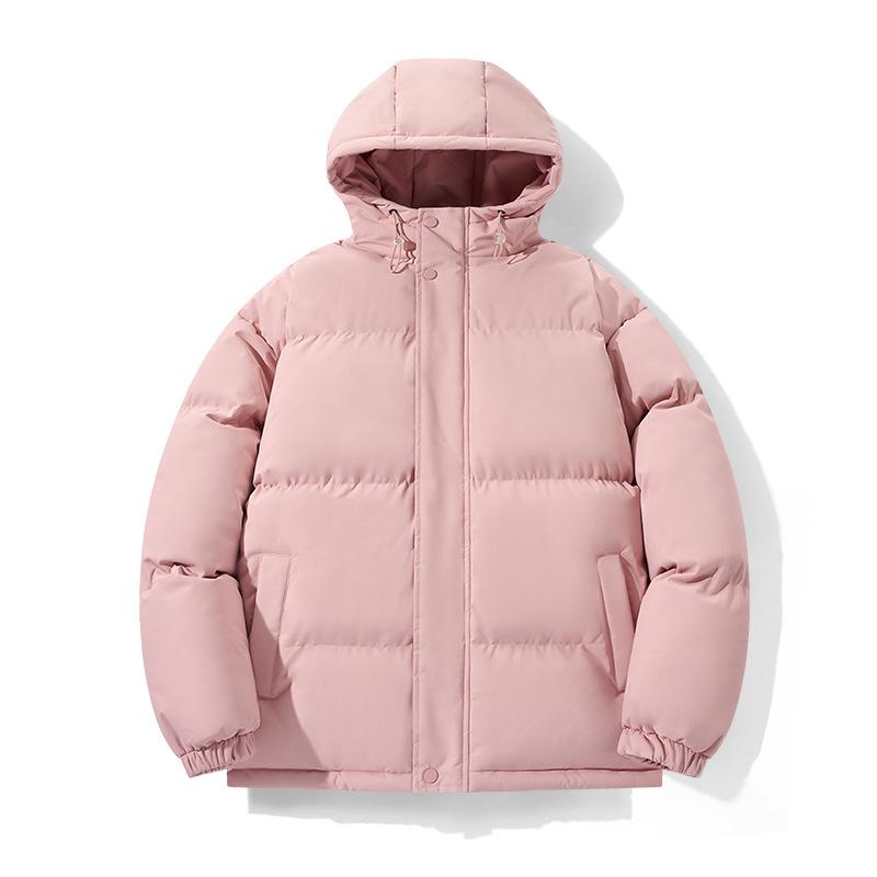 Autumn & Winter Trendy Korean Style Hooded Cotton Jacket for Couples - Thick, Warm, and Stylish