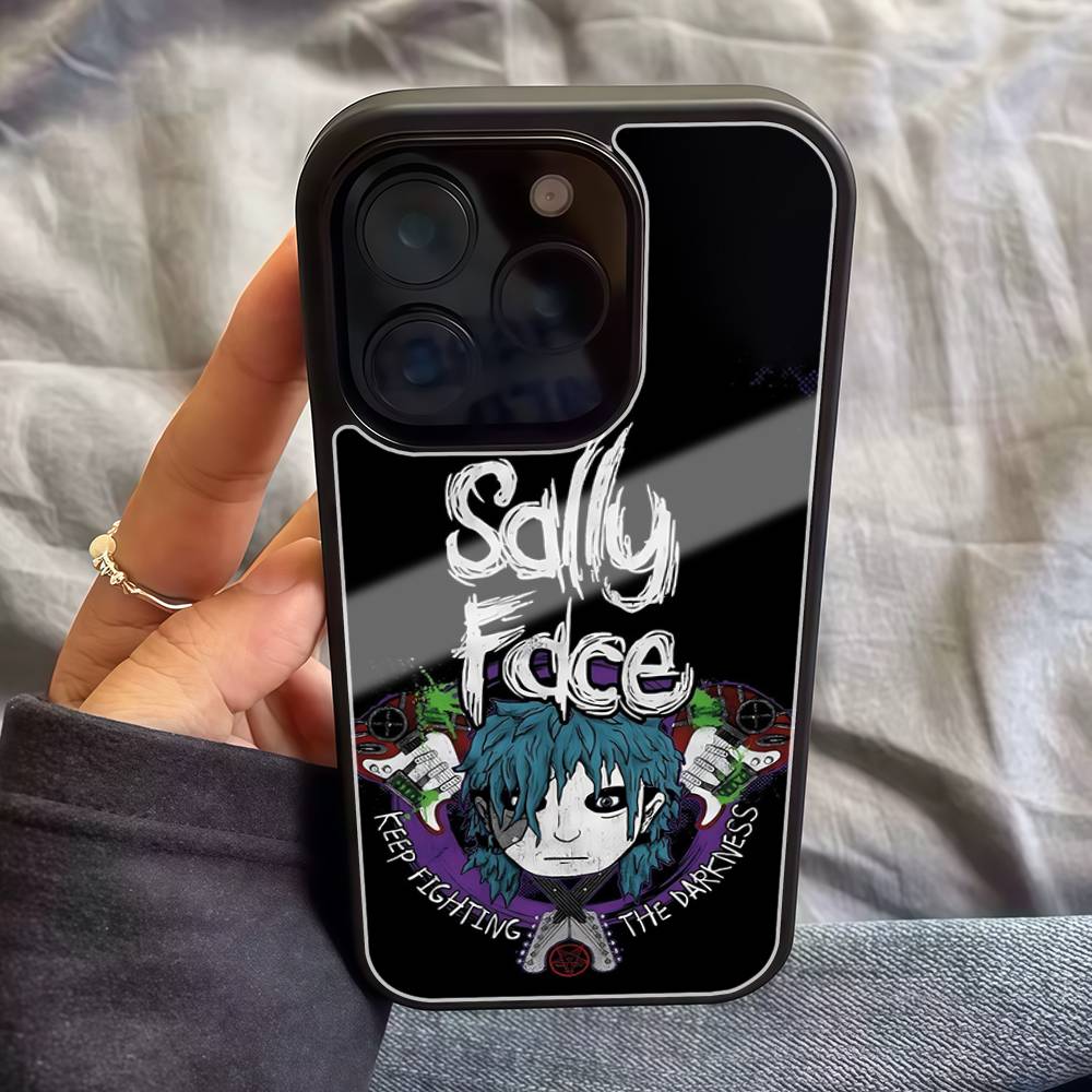Fashion S-Sally Face Thriller Game Phone Case Hard Plastic Phone Case For Iphone 17 Air 16 15 14 13 12 11 Pro Max PC TPU