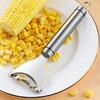 Corn Sheller Food Grade 304 Stainless Steel Corn Peeler Sharp Edge Corn Peeling Tool Quick Effortless Peeling Corn Stripper Kitchen Gadget