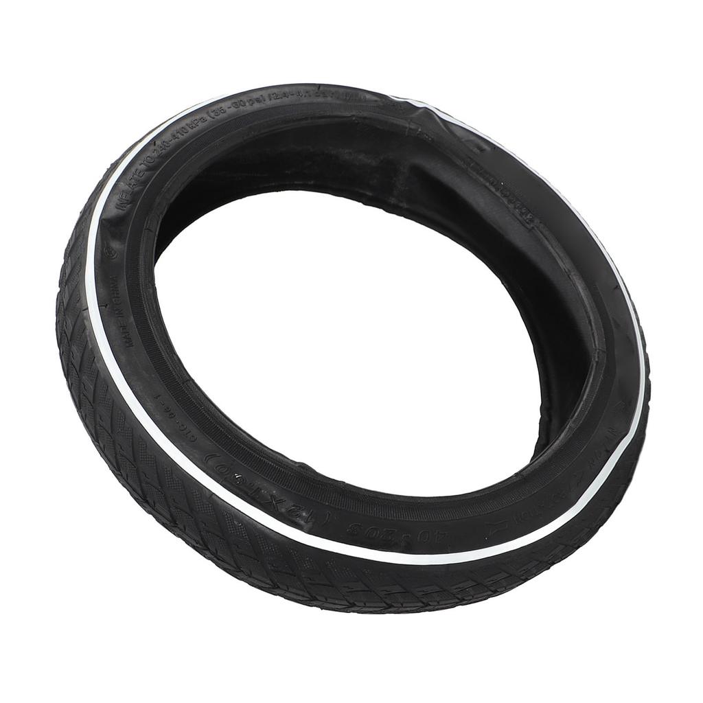 Rubber Scooter Folding Tire 12x1.50 Folding Tire 120TPI Speed Running Bike Tire Replacement Anti Puncture Lightweight