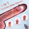 Stoßender realistischer Dildovibrator mit Vibration und Heizung, weiches Silikon, ferngesteuert, Analdildos, Klitoris, G-Punkt-Stimulation, Sexspielzeug für Erwachsene für Frauen