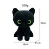 Black Cat Plush Soft Toy With Comfortable Filling For Birthday Gift And Collectors