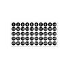 Waterproof Self-Adhesive Number Stickers 1-200 for Clothing, Shoes, and Socks Identification
