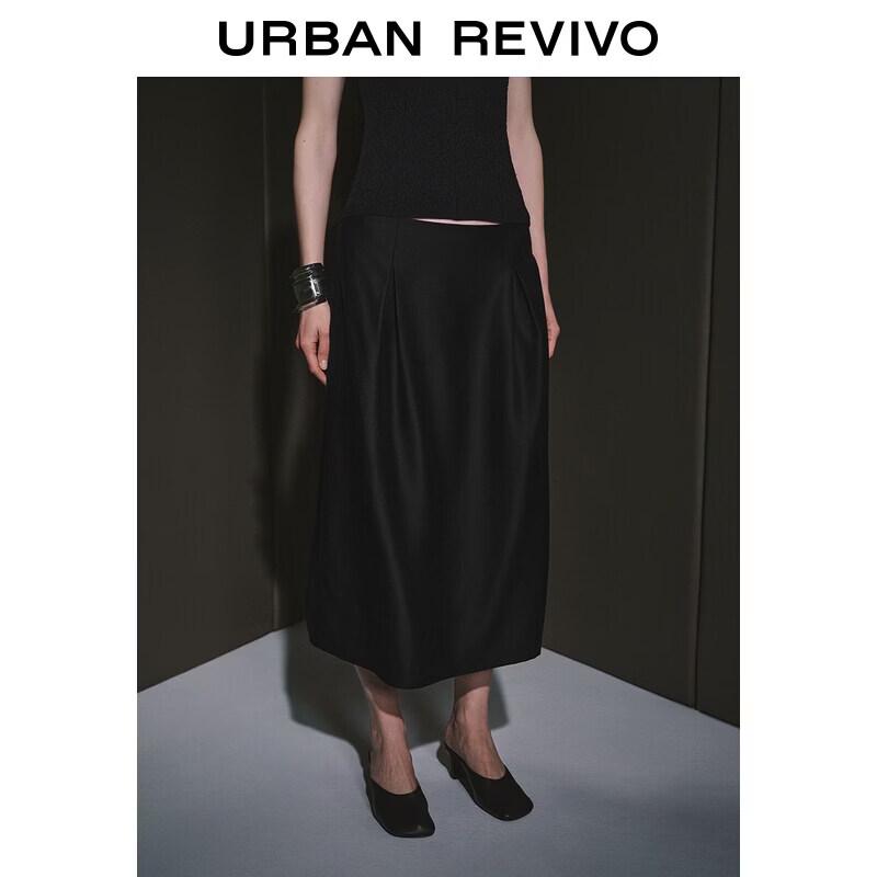 URBAN REVIVO Women s Urban Series Pleated Skirt XXS