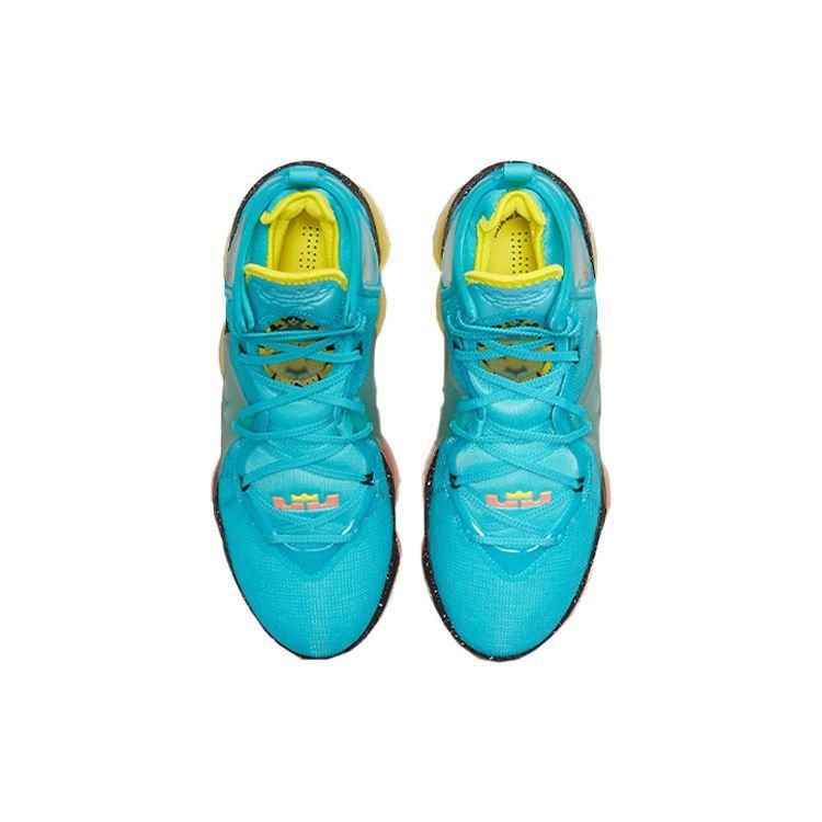 Nike LeBron 19 Christmas Men Sneakers Blue Polarized-Blue Crimson-Bliss DC9338-400