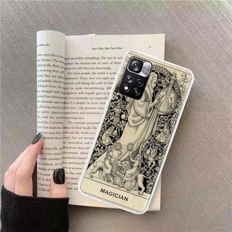 Fool Tarot Card Meanings Phone Case For Xiaomi Redmi Note 14 Pro 12 Plus 12S 10 11 Pro 4G 5G 9T 9S 8T 10S 11T 11S 11E 9 8 Coque