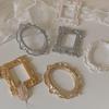 12pcs European Creative Gifts Style Retro Resin Mini Angel Oval Photo Frame Accessory Positioning Frame Home Decor Supplies