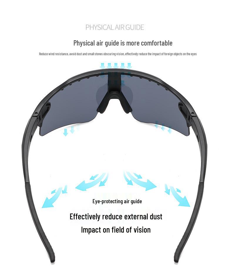 Full-Face Cycling Goggles: Colorful Sunglasses for Hiking, Biking, Men & Women, Wind & Sand Eye Protection