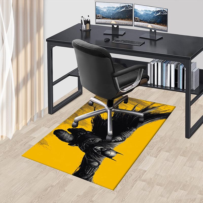 

Batman,Dynamic Office Carpet Chair Mats, Home Decor Dormitory Floor Protector With Anti-Skid Backing, Large Area Coverage, Christmas Decorat 60cm by 90cm