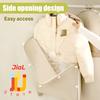 1pcs Gorget Satin Hanging Transparent Garment Dust Cover Wardrobe Storage Coat Down Suit Protector Durable Household Supplies