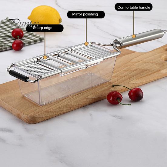 Κόφτης λαχανικών Από ανοξείδωτο ατσάλι Κόφτης τροφίμων Αφαιρούμενη λεπίδα Κουζίνα κόφτης λαχανικών για σαλάτες Τυρί φρούτα