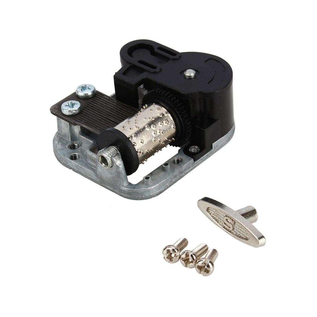 Natahovací hudební strojek s šroubky natahovač Fur Elise hrací skříňka