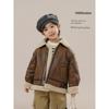 Boys Outwear Autumn and Winter 2025 New Arrival Children's Cotton Clothes Fall Girls Padded Cotton Clothes Thickened Suede Fleece Padded Coat