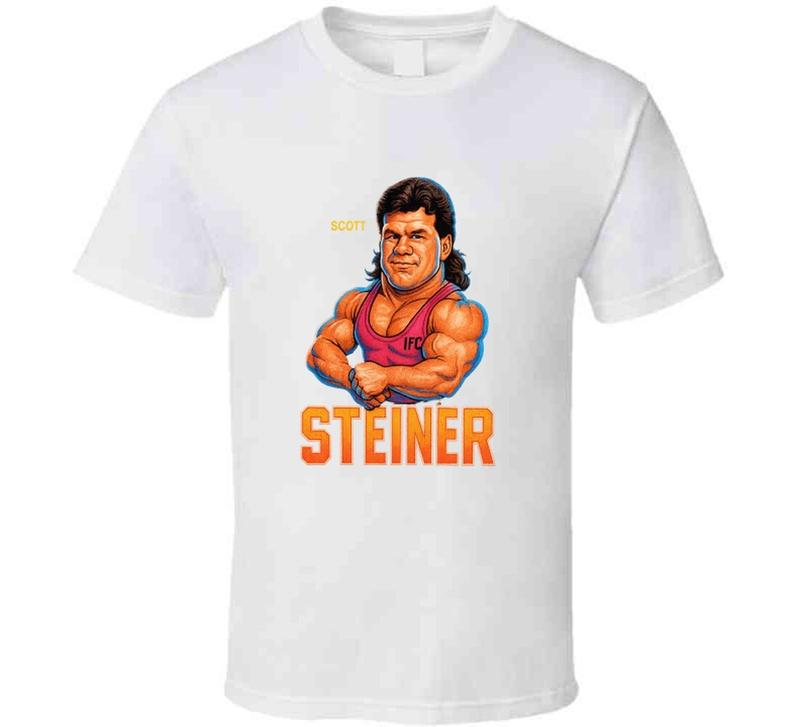 Scott Stiener Retro Wrestling Caricature Unisex T-Shirt