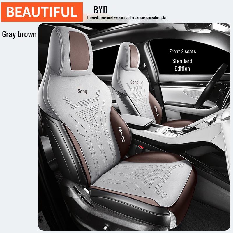 ZFL Sports Leather Seat Cushion Cover for BYD Song PLUS - All-Season Comfort