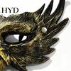 Bequeme Sichtmaske Halloween Adler Halbmaske, Vintage Gold Venezianischer Stil Maskenball Gothic Cosplay Requisiten Kostüm