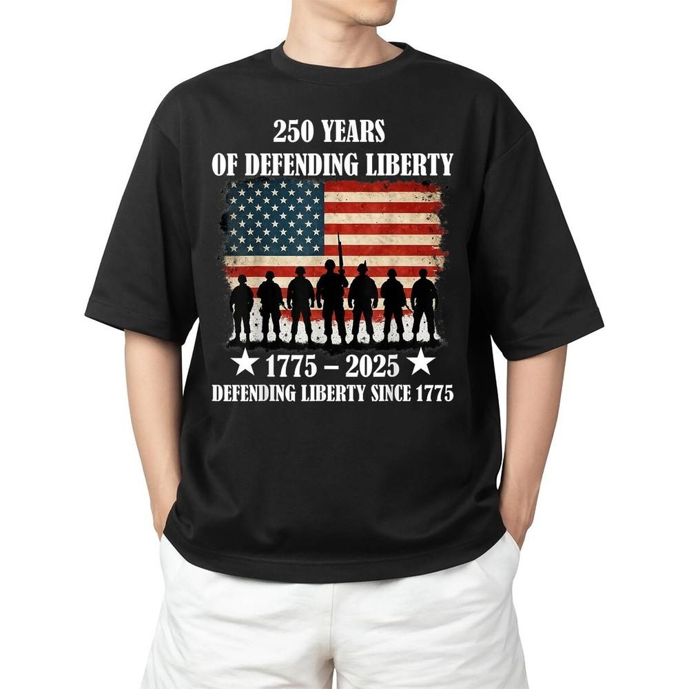 Patriotic USA Army Us Military Parade 250th anniversary 2025 Adult S-4XL Unisex T-Shirt