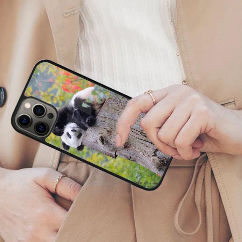 Panda Animal Cute Bear Magnetic Phone Case For APPLE iPhone 17 Air 16 14 13 12 Pro Max 15 Plus Wireless Charge MagSafe Cover
