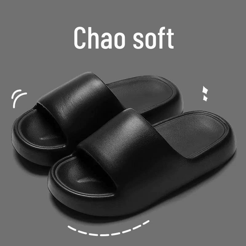 2025 Luxury Women's Soft-Bottom Indoor Slippers for Summer - Light Step Design for Bathroom and Home