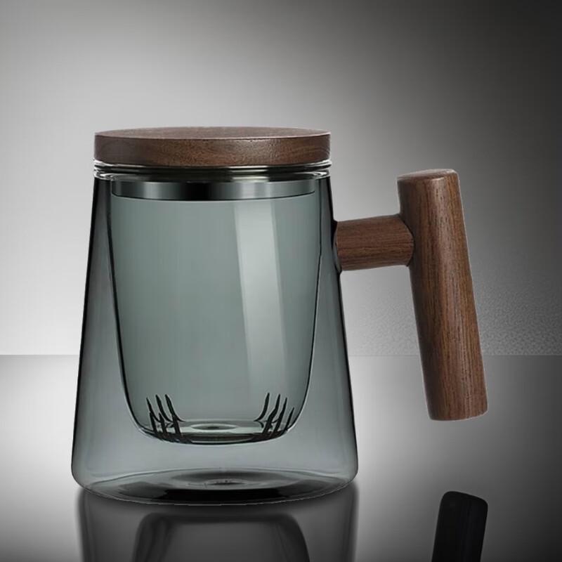 High Borosilicate Glass Tea Infuser Mug