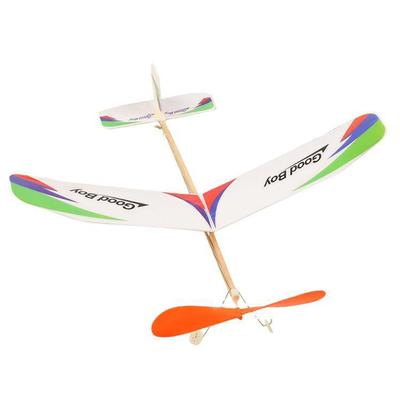 Wood Airplane Gliders Propeller Plane Toys Set Wooden Airplane Kits Rubberband Powered Propellor Planes Children's Day