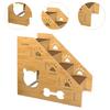 4 Layer Wooden Pet Climbing Ladder Dog Up And Down Bed Stairs Stepped Pet Slope Climbing Ladder Lightweight For Small Dogs Cats