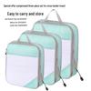 Travel Storage Bag Set: Three-Piece Waterproof Compression for Clothes, Pants, and Socks - Perfect for Business Trips.