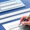 Multifunction Straight Ruler 15cm 20cm 30cm 40cm Drawing Ruler Measuring Ruler  School