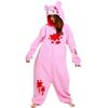 New Black Pink Gloomy Blood Bear Cosplay Costume Fleece Animal Onesies Pajamas Adult Cosplay Costume Pyjamas Sleepwear Wholesale