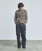 KNITTED Two-Tone Ribbed Logo Knit Brown