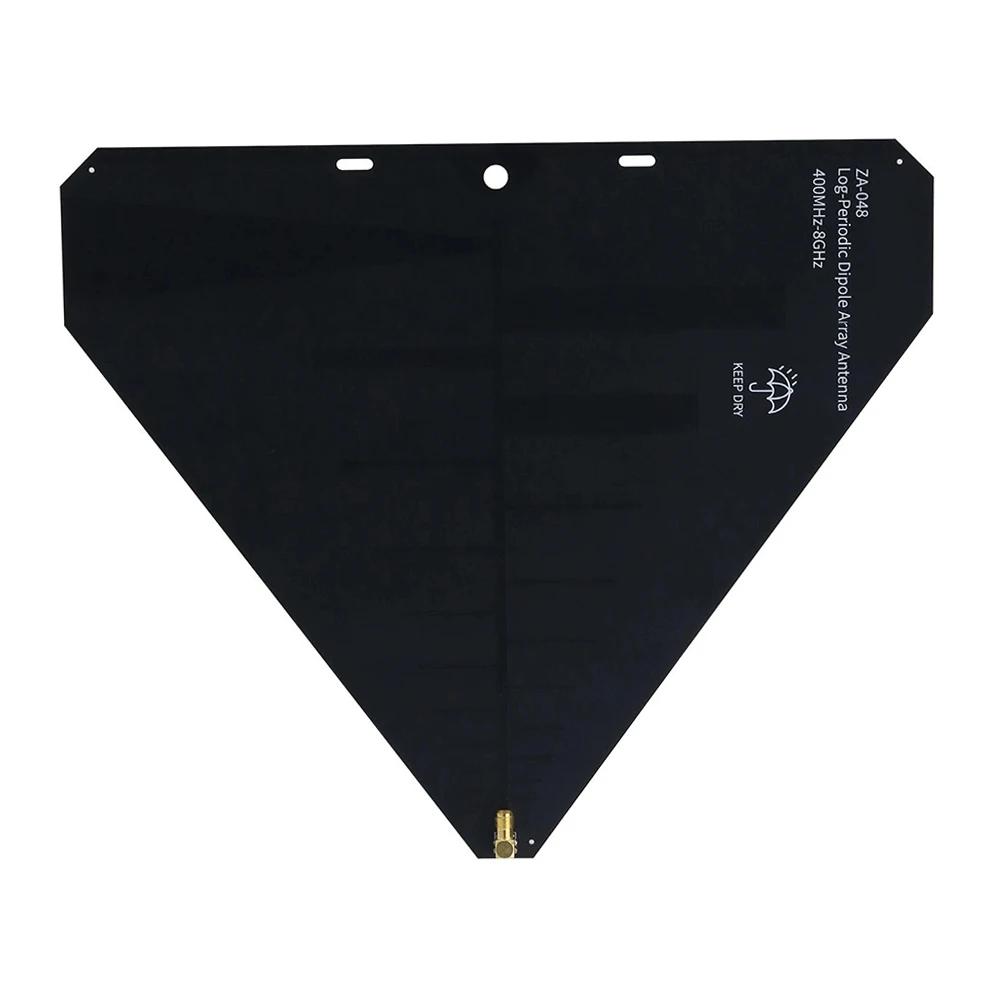 1PCS ZA-048 Logarithmic Period Antenna 400MHz-8GHz Dipole For HAM Radio 5G Signal Analysis For Spectrum Analyzer Receivers