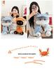 Large Greedy Cat Fishing Plush Doll - Perfect Gift for Kids