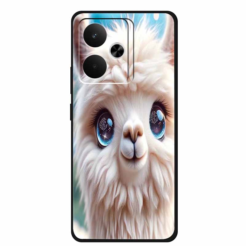 For Realme GT 7 T 7T Phone Case Fashion Photos Black Silicone Soft Back Cover Case For Realme GT 7T GT7 7 T Case GT7T Coque Capa